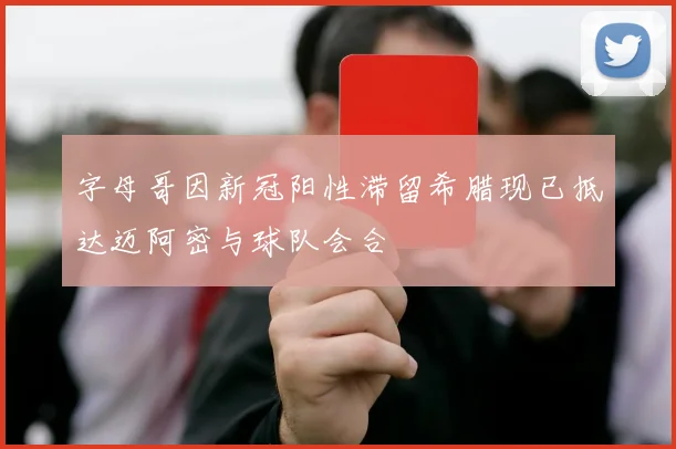 字母哥因新冠阳性滞留希腊现已抵达迈阿密与球队会合