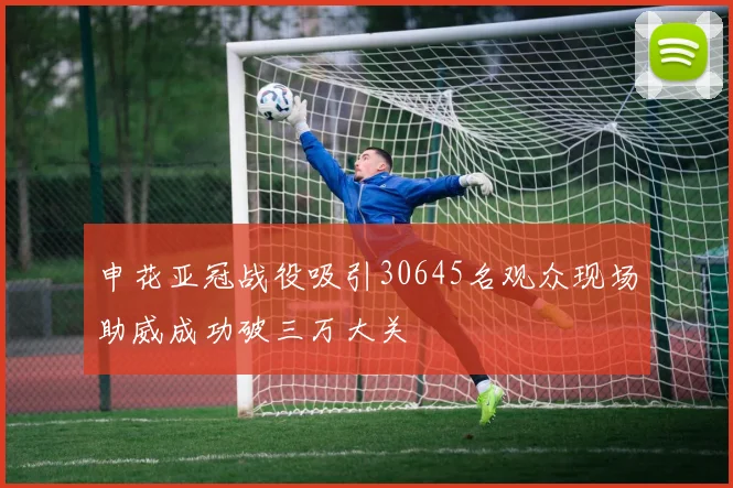 申花亚冠战役吸引30645名观众现场助威成功破三万大关